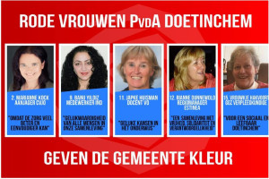 De vrouwen van de PvdA Doetinchem